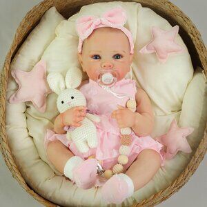 🆕Kids Reborn Baby Dolls 20 Inch Realistic Silicone Baby Girl Doll Newborn Gifts